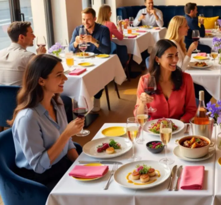 Salle de restaurant moderne et conviviale de Noon Casinos